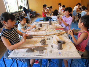 【報告】子ども陶芸教室を開催しました